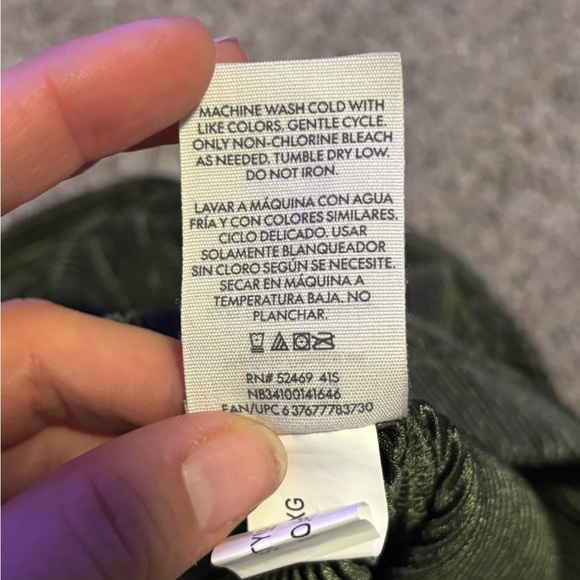 No Boundaries Olive Flare Pants - Picture 4 of 6